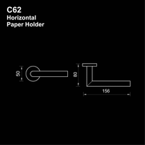 C62 - COLOSEO Series Paper Holder - Bathroom Accessories