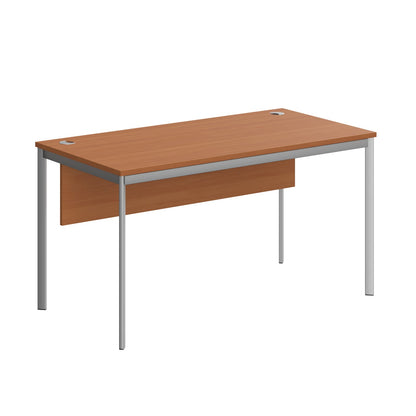 RECTANGULAR SHAPE DESK MADE IN 25MM MFC TOP, MODESTY PANEL, E1 LAMINATE CHIPBOARD 40X20MM METAL FRAMES