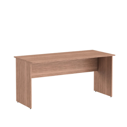 RECTANGULAR SHAPE DESK, MADE IN E1 LAMINATE CHIPBOPARD,WITH WOODEN MODESTY PANEL AND LEGS