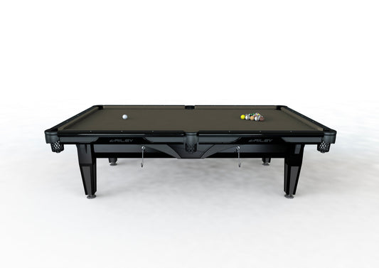 9ft Riley Ray American Pool Table – Black/Olive Table Size: 281 x 154 x 85cm (H) | Room Size: 594 x 470cm by Admiral World Sports - RILEY | Souqify