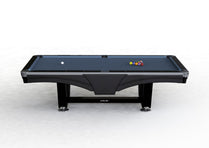 9ft Riley Ray Tournament American Pool Table – Black/Cadet Blue Table Size: 291 x 164 x 79cm (H) | Room Size: 594 x 470cm by Admiral World Sports - RILEY | Souqify