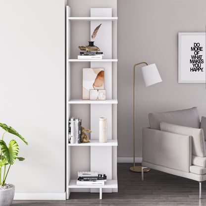 Alice Wood Bookcase-White