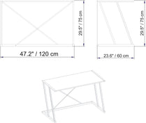 Study Desk Anemon - White-ANE47CD01