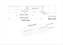 Aspatria TV Unit - White