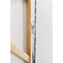 Close-up of a zipper on a white background