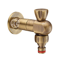 IG400GB – Garden tap with brass rapid fitting 3/4″G