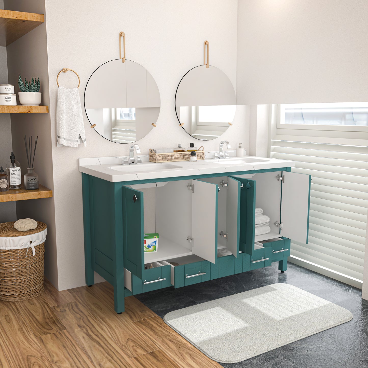 Bathroom Vanity Kardelen Bathroom Vanity-BV59TQ01