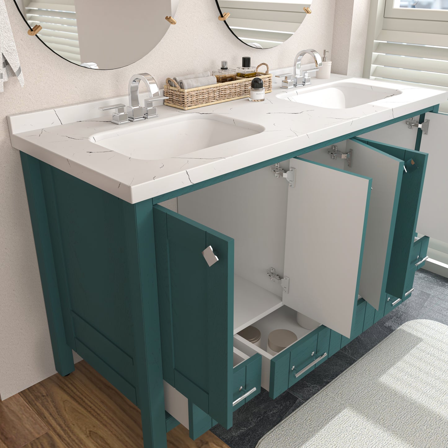 Bathroom Vanity Kardelen Bathroom Vanity-BV59TQ01