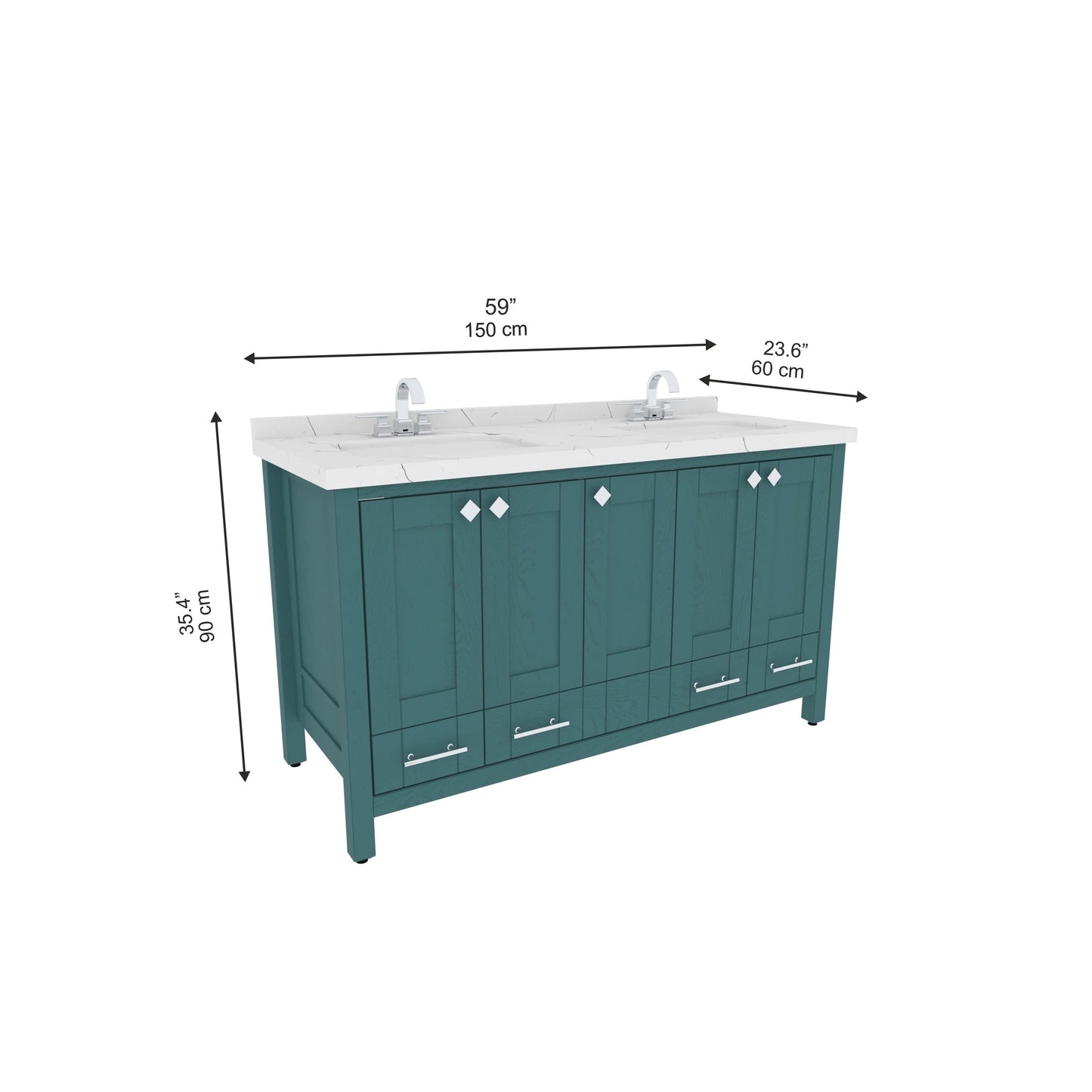 Bathroom Vanity Kardelen Bathroom Vanity-BV59TQ01