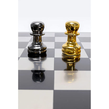 Golden Stainless Steel Chess Deco, 60X60 cm