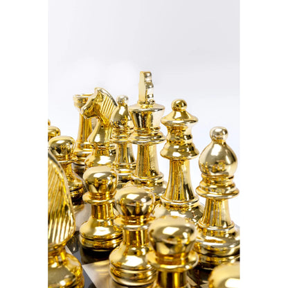 Golden Stainless Steel Chess Deco, 60X60 cm