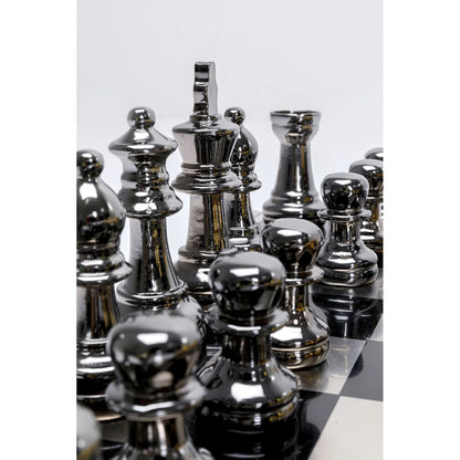 Golden Stainless Steel Chess Deco, 60X60 cm