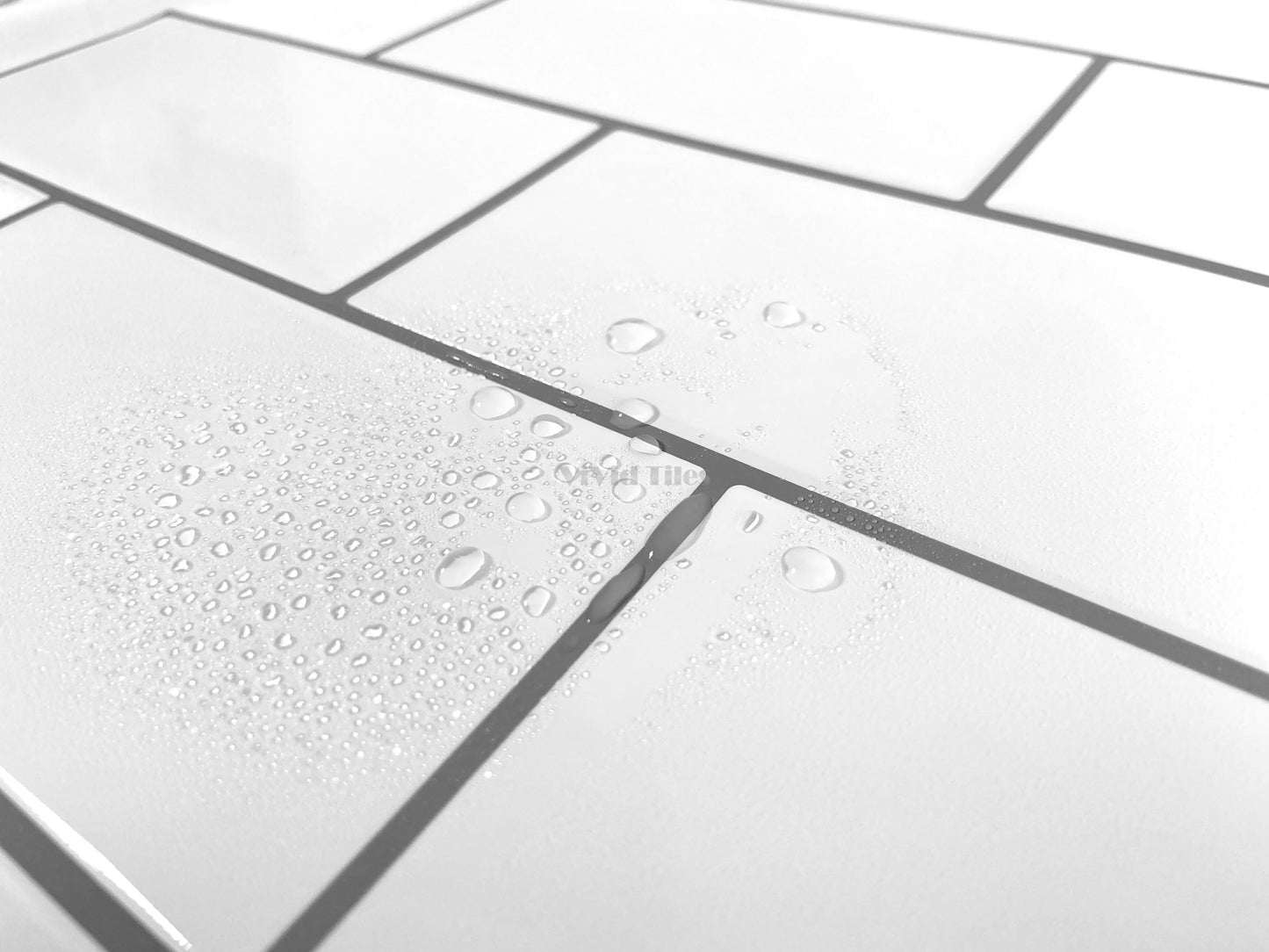 Thicker Upgrde White Subway Vinyl Tile