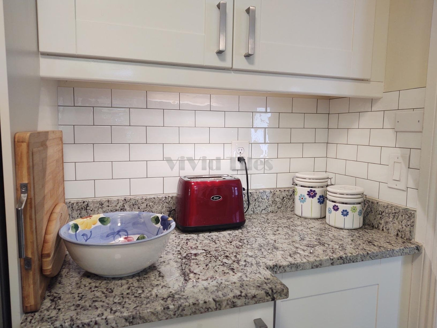 Thicker Upgrde White Subway Vinyl Tile