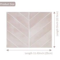 Chevron Pink Marble Vinyl Tile