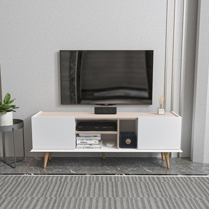 Tv Stand  Ekvador White&Beige-EKV63TS02