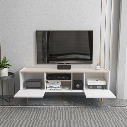 Tv Stand  Ekvador White&Beige-EKV63TS02
