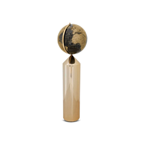 Globe Top Gold Deco Object – 132 cm