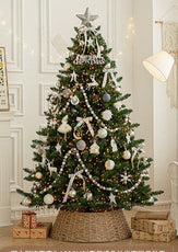 Grey & White Striped Christmas Tree