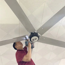 MPFANS Factory PMSM 24ft (7.3m) ceiling fans for large spaces large electric fan large outdoor industrial fans