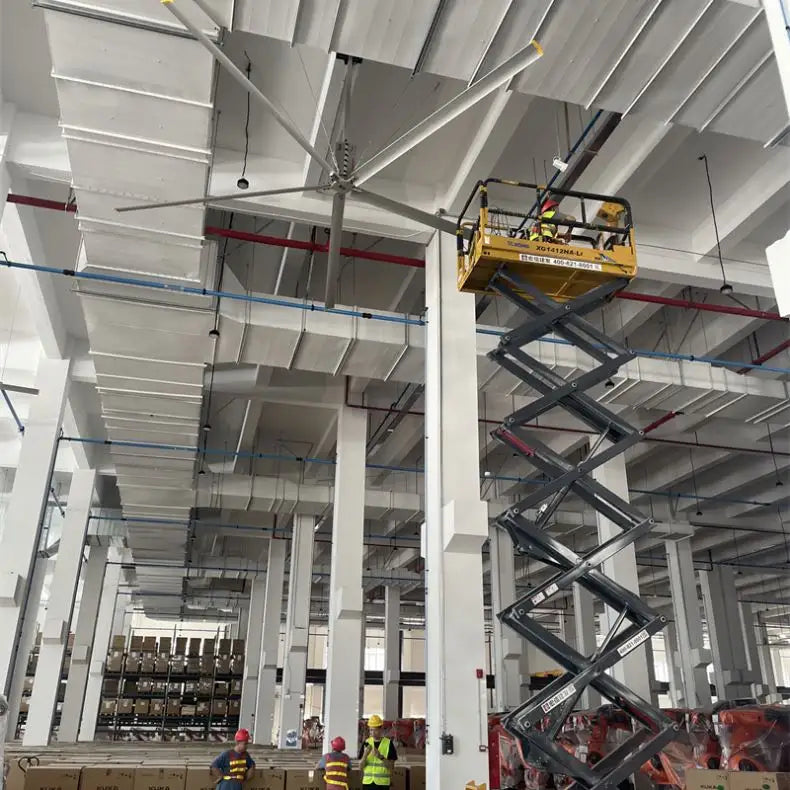 Mpfans Brand New Plant Big Fans Large Size Industrial Ceiling 15Ft Hvls Fan