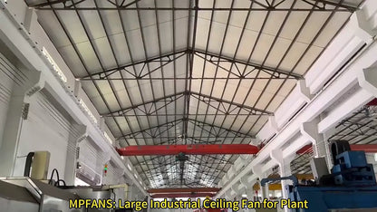 Move-Point Factory private label PMSM 24ft (7.3m) 1.3KW fan industri hvls large hvls fan hvls fan industrial