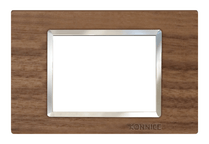 Light Brown Wood Electric Wall Cover