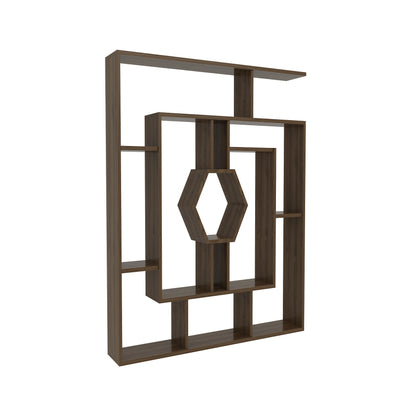 Labrina Bookcase-Walnut