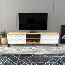 LUKAS TV Unit SAPPHIRE OAK White