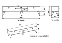 TV Stand Lorenz-LOR71TSB01