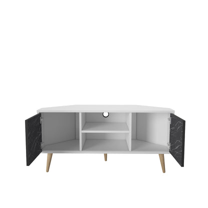 Tv Stand Lesson White&Bendire -LSS47TS01