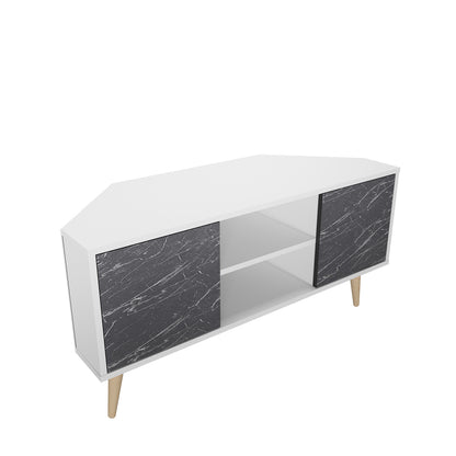 Tv Stand Lesson White&Bendire -LSS47TS01
