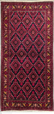 Decorative red and black patterned rug with intricate design- Luxury Rug Handmade Oriental Rug | Handmade in afghanistan – C-9 | Luxury Living Room Décor