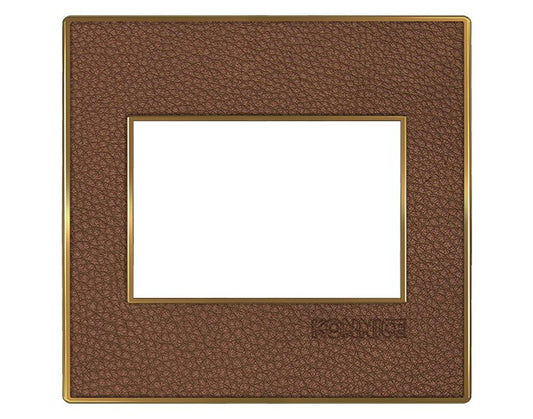 Brown Leather Electric Wall Cover