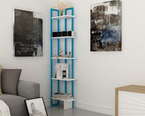 Alice Metal Bookcase-BLUE&White