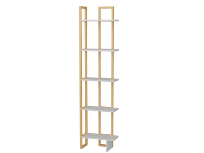 Alice Metal Bookcase-GOLD&White