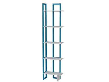 Alice Metal Bookcase-BLUE&White