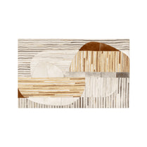 Rug with geometric pattern on a white background