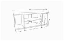 Rinaldo TV Unit - White-White