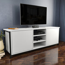 TV Stand Otis - Black, White-OTVS3081