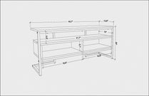 Merrion TV Unit - Siyah-White