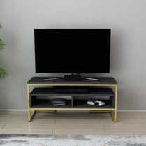 Merrion TV Unit - Gold-Antrasit