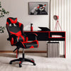 Black and red gaming chair in a room with a desk and decor- Osborne Gaming Chair – Black & Red