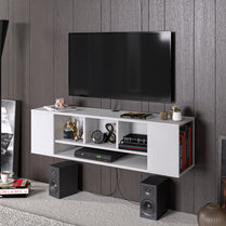 Floating TV Stand Paldi - White-PAL53FTS01