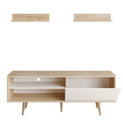 TV Unit Pi - White, Sapphire-PI63TS02