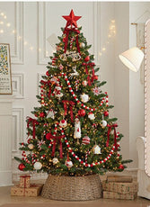 Red & White Striped Christmas Tree