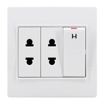 American Double Electric socket with switch