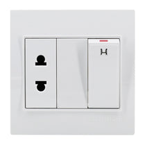 American Electric Socket with Wall Switch