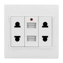 American Double Electric Socket with USB