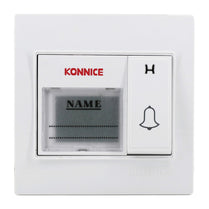 Name Card with Electric Bell Switch